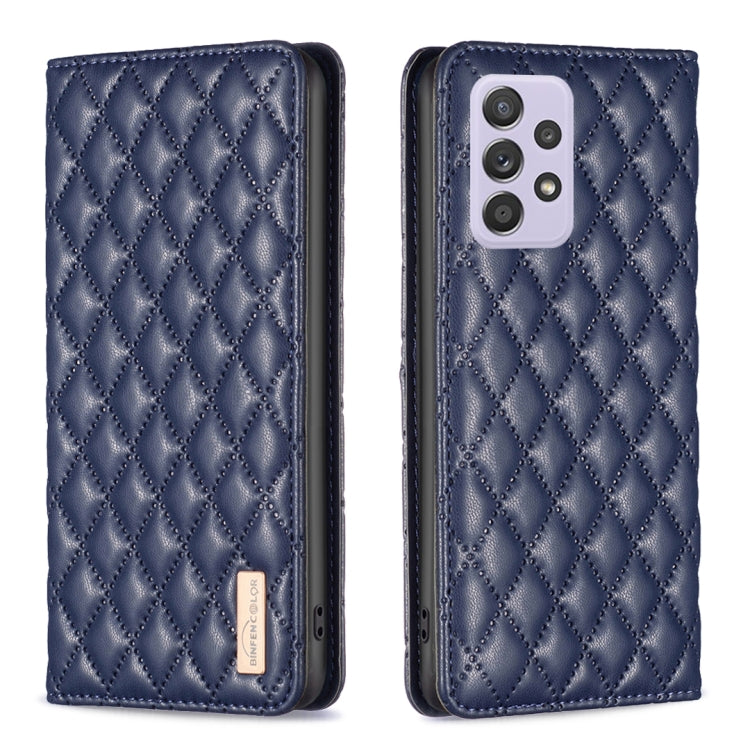 Custodia per telefono a conchiglia in pelle magnetica Diamond Lattice, For Samsung Galaxy A51 4G, For Samsung Galaxy A52 / A52s 5G, For Samsung Galaxy A53, For Samsung Galaxy A71 4G