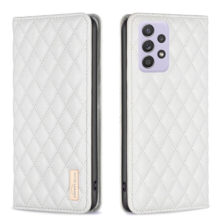 Custodia per telefono a conchiglia in pelle magnetica Diamond Lattice, For Samsung Galaxy A51 4G, For Samsung Galaxy A52 / A52s 5G, For Samsung Galaxy A53, For Samsung Galaxy A71 4G