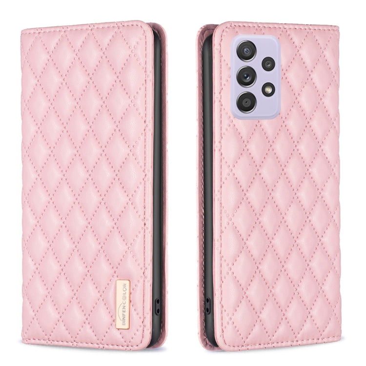 Custodia per telefono a conchiglia in pelle magnetica Diamond Lattice, For Samsung Galaxy A51 4G, For Samsung Galaxy A52 / A52s 5G, For Samsung Galaxy A53, For Samsung Galaxy A71 4G
