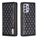 Custodia per telefono a conchiglia in pelle magnetica Diamond Lattice, For Samsung Galaxy A51 4G, For Samsung Galaxy A52 / A52s 5G, For Samsung Galaxy A53, For Samsung Galaxy A71 4G