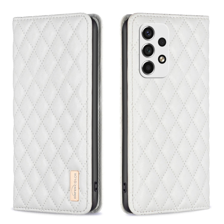 Custodia per telefono a conchiglia in pelle magnetica Diamond Lattice, For Samsung Galaxy A51 4G, For Samsung Galaxy A52 / A52s 5G, For Samsung Galaxy A53, For Samsung Galaxy A71 4G