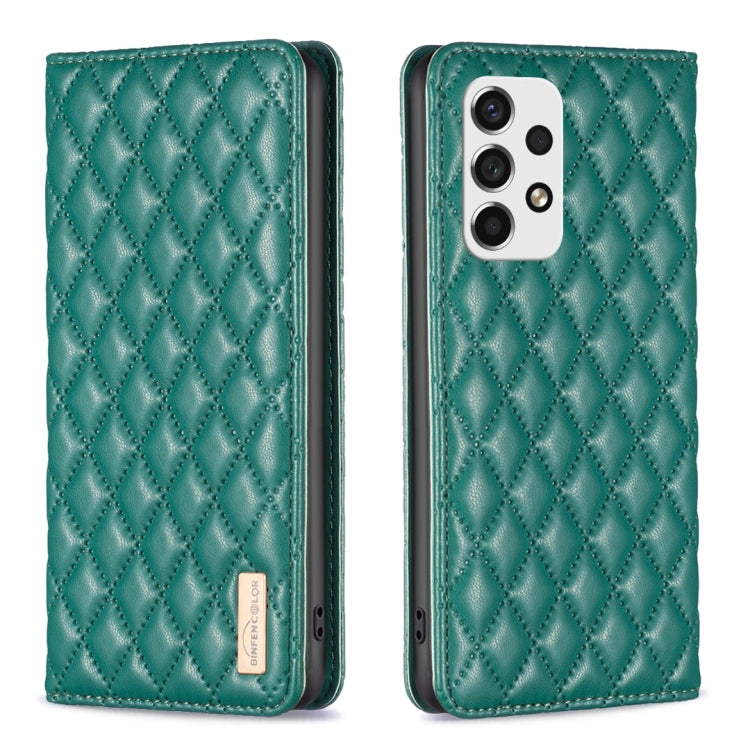 Custodia per telefono a conchiglia in pelle magnetica Diamond Lattice, For Samsung Galaxy A51 4G, For Samsung Galaxy A52 / A52s 5G, For Samsung Galaxy A53, For Samsung Galaxy A71 4G