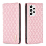 Custodia per telefono a conchiglia in pelle magnetica Diamond Lattice, For Samsung Galaxy A51 4G, For Samsung Galaxy A52 / A52s 5G, For Samsung Galaxy A53, For Samsung Galaxy A71 4G