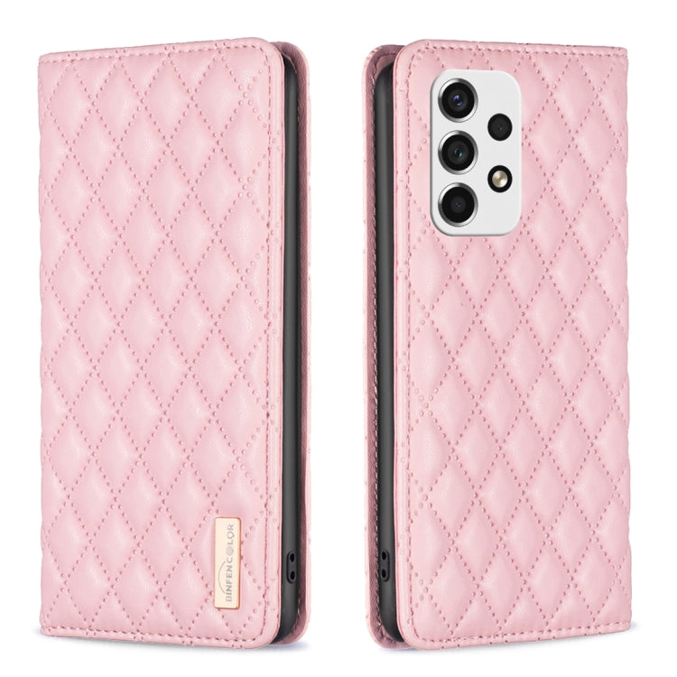 Custodia per telefono a conchiglia in pelle magnetica Diamond Lattice, For Samsung Galaxy A51 4G, For Samsung Galaxy A52 / A52s 5G, For Samsung Galaxy A53, For Samsung Galaxy A71 4G