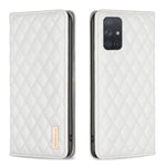 Custodia per telefono a conchiglia in pelle magnetica Diamond Lattice, For Samsung Galaxy A51 4G, For Samsung Galaxy A52 / A52s 5G, For Samsung Galaxy A53, For Samsung Galaxy A71 4G