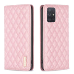 Custodia per telefono a conchiglia in pelle magnetica Diamond Lattice, For Samsung Galaxy A51 4G, For Samsung Galaxy A52 / A52s 5G, For Samsung Galaxy A53, For Samsung Galaxy A71 4G