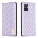 Custodia per telefono a conchiglia in pelle magnetica Diamond Lattice, For Samsung Galaxy A51 4G, For Samsung Galaxy A52 / A52s 5G, For Samsung Galaxy A53, For Samsung Galaxy A71 4G