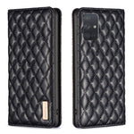 Custodia per telefono a conchiglia in pelle magnetica Diamond Lattice, For Samsung Galaxy A51 4G, For Samsung Galaxy A52 / A52s 5G, For Samsung Galaxy A53, For Samsung Galaxy A71 4G