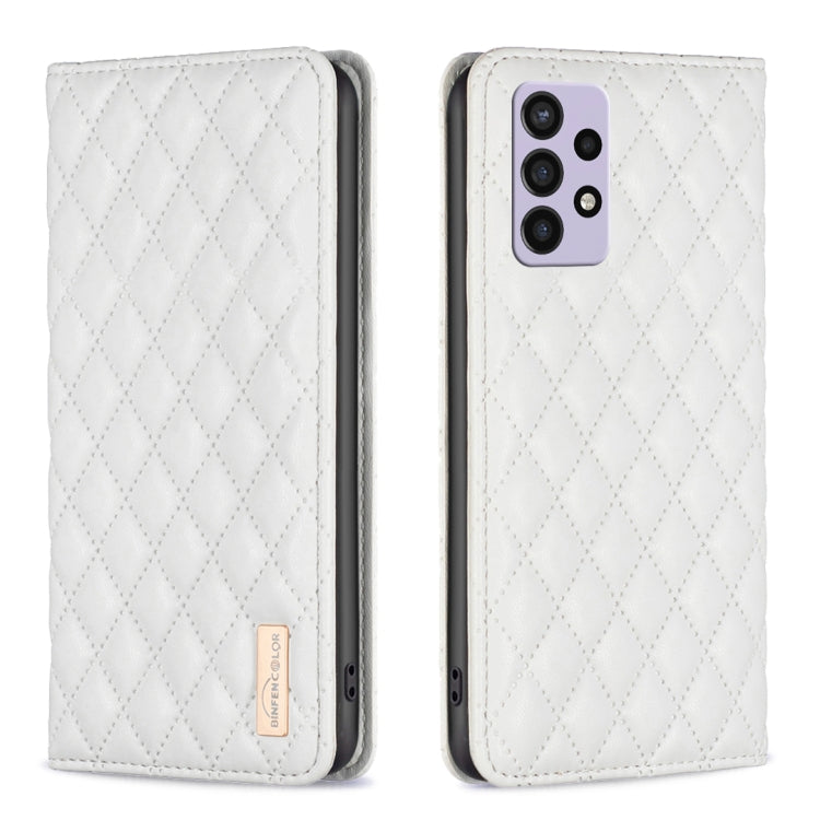 Custodia per telefono a conchiglia in pelle magnetica Diamond Lattice, For Samsung Galaxy A72 5G / 4G, For Samsung Galaxy A73 5G, For Samsung Galaxy S20+, For Samsung Galaxy S20 Ultra