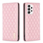 Custodia per telefono a conchiglia in pelle magnetica Diamond Lattice, For Samsung Galaxy A72 5G / 4G, For Samsung Galaxy A73 5G, For Samsung Galaxy S20+, For Samsung Galaxy S20 Ultra
