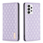 Custodia per telefono a conchiglia in pelle magnetica Diamond Lattice, For Samsung Galaxy A72 5G / 4G, For Samsung Galaxy A73 5G, For Samsung Galaxy S20+, For Samsung Galaxy S20 Ultra