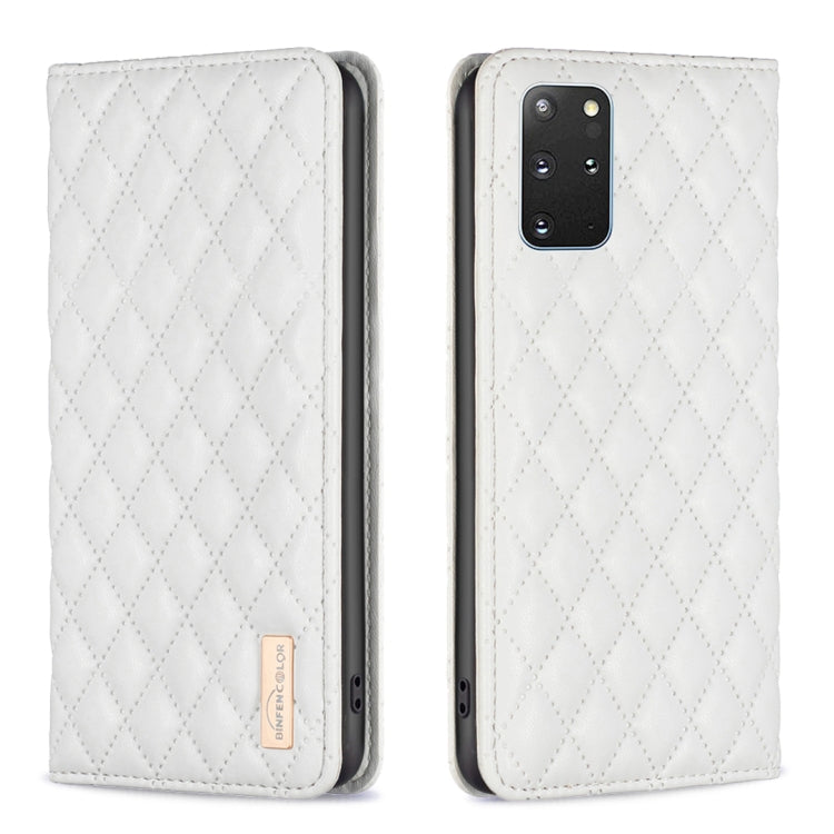 Custodia per telefono a conchiglia in pelle magnetica Diamond Lattice, For Samsung Galaxy A72 5G / 4G, For Samsung Galaxy A73 5G, For Samsung Galaxy S20+, For Samsung Galaxy S20 Ultra