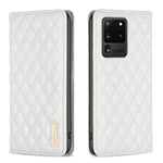 Custodia per telefono a conchiglia in pelle magnetica Diamond Lattice, For Samsung Galaxy A72 5G / 4G, For Samsung Galaxy A73 5G, For Samsung Galaxy S20+, For Samsung Galaxy S20 Ultra