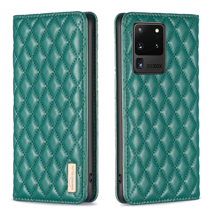 Custodia per telefono a conchiglia in pelle magnetica Diamond Lattice, For Samsung Galaxy A72 5G / 4G, For Samsung Galaxy A73 5G, For Samsung Galaxy S20+, For Samsung Galaxy S20 Ultra