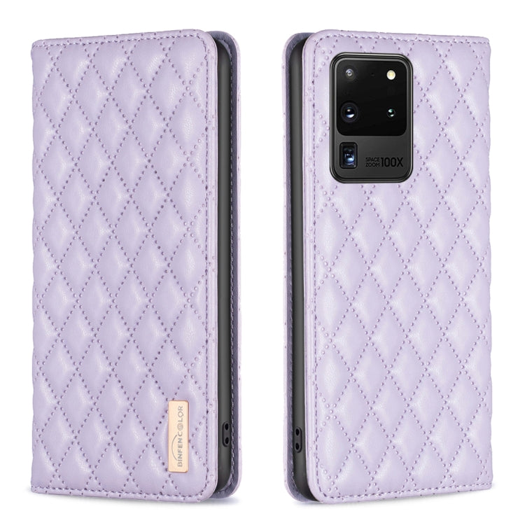 Custodia per telefono a conchiglia in pelle magnetica Diamond Lattice, For Samsung Galaxy A72 5G / 4G, For Samsung Galaxy A73 5G, For Samsung Galaxy S20+, For Samsung Galaxy S20 Ultra