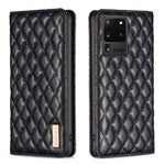 Custodia per telefono a conchiglia in pelle magnetica Diamond Lattice, For Samsung Galaxy A72 5G / 4G, For Samsung Galaxy A73 5G, For Samsung Galaxy S20+, For Samsung Galaxy S20 Ultra