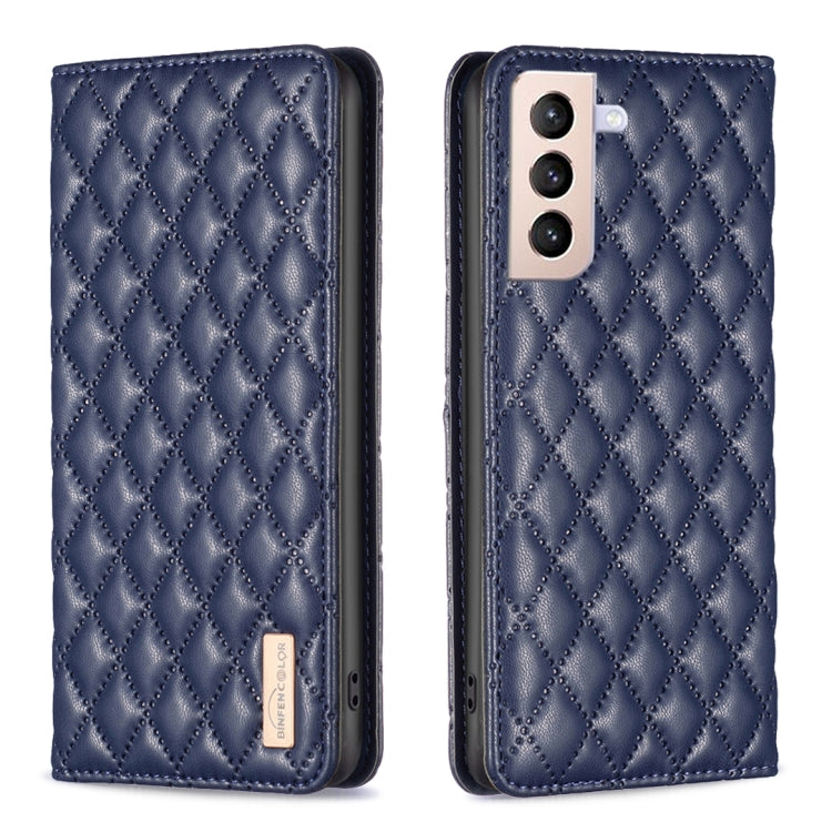 Custodia per telefono a conchiglia in pelle magnetica Diamond Lattice, For Samsung Galaxy S20 FE, For Samsung Galaxy S20, For Samsung Galaxy S21+ 5G, For Samsung Galaxy S21 Ultra 5G