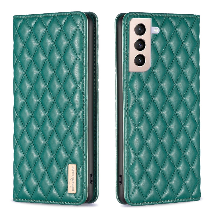 Custodia per telefono a conchiglia in pelle magnetica Diamond Lattice, For Samsung Galaxy S20 FE, For Samsung Galaxy S20, For Samsung Galaxy S21+ 5G, For Samsung Galaxy S21 Ultra 5G