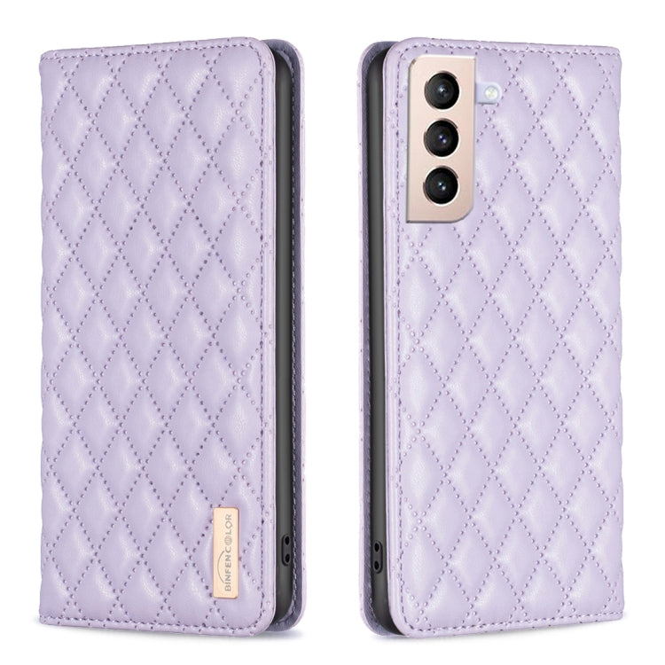 Custodia per telefono a conchiglia in pelle magnetica Diamond Lattice, For Samsung Galaxy S20 FE, For Samsung Galaxy S20, For Samsung Galaxy S21+ 5G, For Samsung Galaxy S21 Ultra 5G