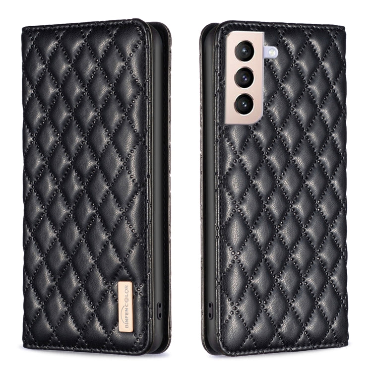 Custodia per telefono a conchiglia in pelle magnetica Diamond Lattice, For Samsung Galaxy S20 FE, For Samsung Galaxy S20, For Samsung Galaxy S21+ 5G, For Samsung Galaxy S21 Ultra 5G