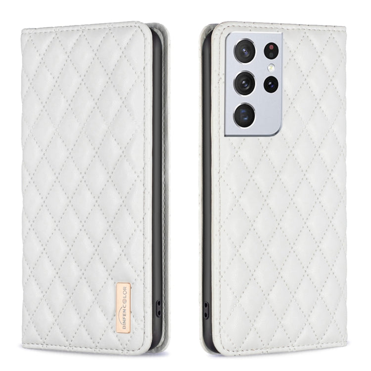 Custodia per telefono a conchiglia in pelle magnetica Diamond Lattice, For Samsung Galaxy S20 FE, For Samsung Galaxy S20, For Samsung Galaxy S21+ 5G, For Samsung Galaxy S21 Ultra 5G