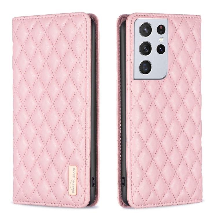 Custodia per telefono a conchiglia in pelle magnetica Diamond Lattice, For Samsung Galaxy S20 FE, For Samsung Galaxy S20, For Samsung Galaxy S21+ 5G, For Samsung Galaxy S21 Ultra 5G