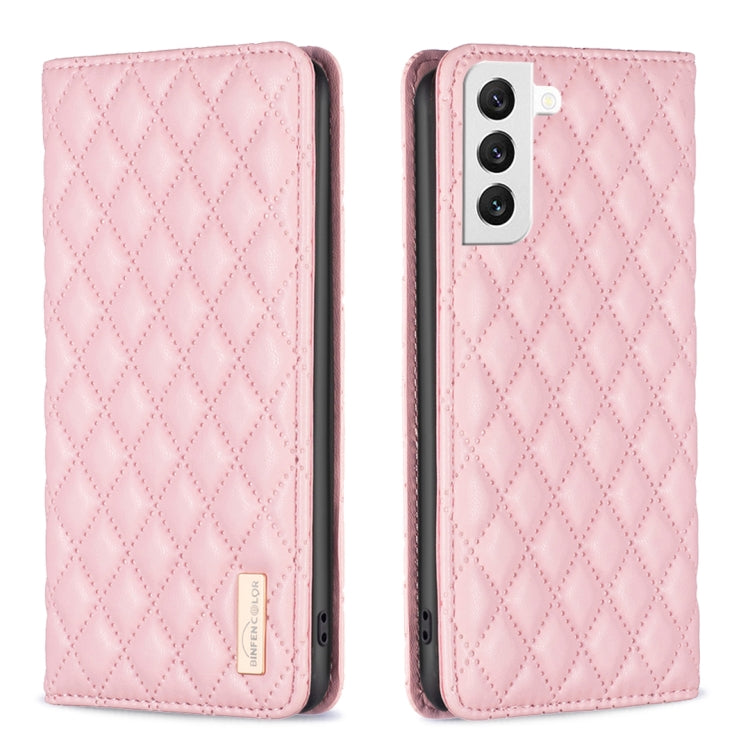 Custodia per telefono a conchiglia in pelle magnetica Diamond Lattice, For Samsung Galaxy S22 5G, For Samsung Galaxy S23+ 5G, For Samsung Galaxy S23 Ultra 5G, For Samsung Galaxy S23 5G