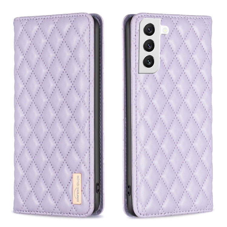 Custodia per telefono a conchiglia in pelle magnetica Diamond Lattice, For Samsung Galaxy S22 5G, For Samsung Galaxy S23+ 5G, For Samsung Galaxy S23 Ultra 5G, For Samsung Galaxy S23 5G