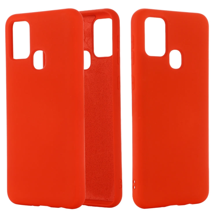 Custodia silicone liquido per Samsung Galaxy M31