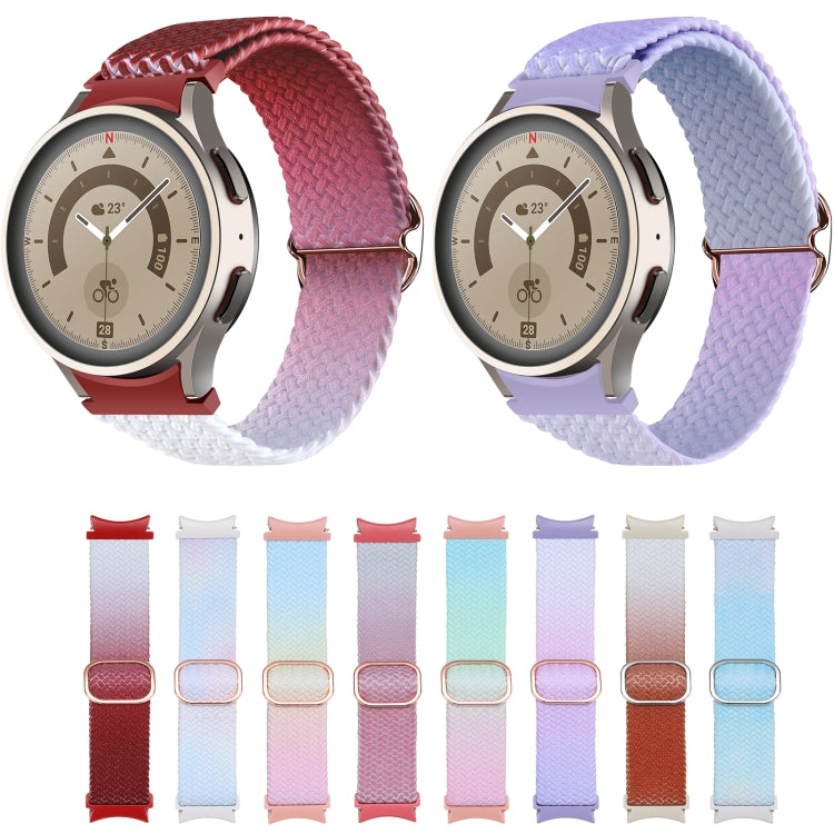 Per Samsung Galaxy Watch 5 / Watch 5 Pro / Watch 4 Cinturino per orologio a colori sfumati