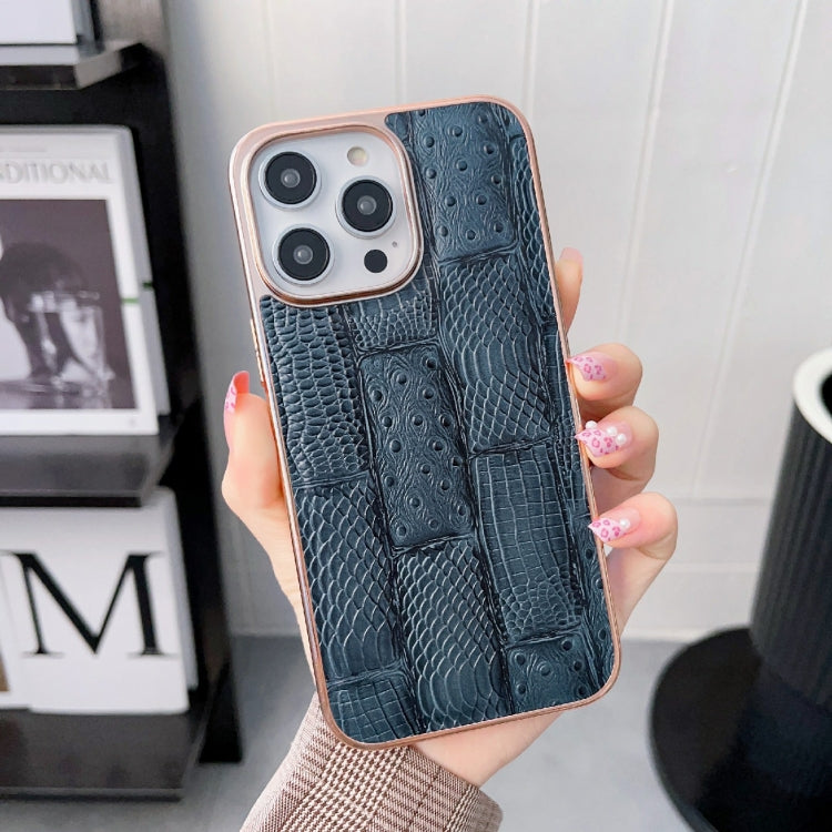 Custodia per cellulare in pelle Nano Electroplate Mahjong Texture, For iPhone 13 Pro Max, For iPhone 13 Pro, For iPhone 14 Pro Max, For iPhone 14 Pro, For Samsung Galaxy A13 4G, For Samsung Galaxy A23 4G/A23 5G