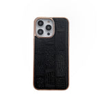 Custodia per cellulare in pelle Nano Electroplate Mahjong Texture, For iPhone 13 Pro Max, For iPhone 13 Pro, For iPhone 14 Pro Max, For iPhone 14 Pro, For Samsung Galaxy A13 4G, For Samsung Galaxy A23 4G/A23 5G
