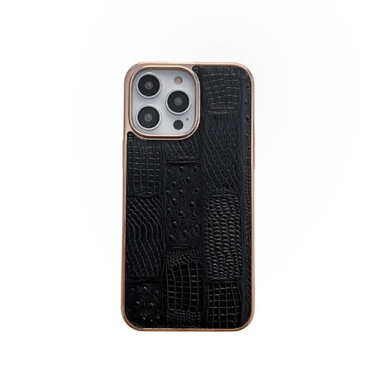 Custodia per cellulare in pelle Nano Electroplate Mahjong Texture, For iPhone 13 Pro Max, For iPhone 13 Pro, For iPhone 14 Pro Max, For iPhone 14 Pro, For Samsung Galaxy A13 4G, For Samsung Galaxy A23 4G/A23 5G