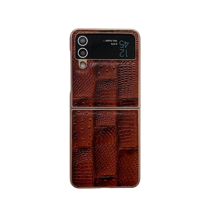 Custodia per cellulare in pelle Nano Electroplate Mahjong Texture, For Samsung Galaxy A33 5G, For Samsung Galaxy A53 5G, For Samsung Galaxy A73 5G, For Samsung Galaxy Z Flip4, For Samsung Galaxy Z Fold4