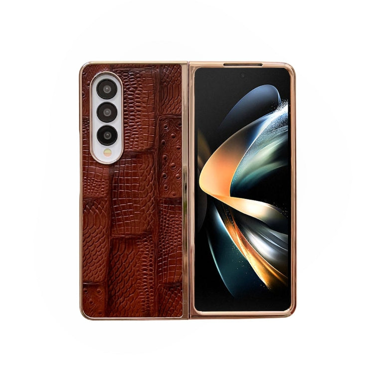 Custodia per cellulare in pelle Nano Electroplate Mahjong Texture, For Samsung Galaxy A33 5G, For Samsung Galaxy A53 5G, For Samsung Galaxy A73 5G, For Samsung Galaxy Z Flip4, For Samsung Galaxy Z Fold4