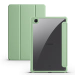 Custodia per tablet Smart in pelle pieghevole a 3 acrilici, For Samsung Galaxy Tab S7, For Samsung Galaxy Tab S7+, For Samsung Galaxy Tab S6 Lite