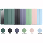 Custodia per tablet Smart in pelle pieghevole a 3 acrilici, For Samsung Galaxy Tab S7, For Samsung Galaxy Tab S7+, For Samsung Galaxy Tab S6 Lite