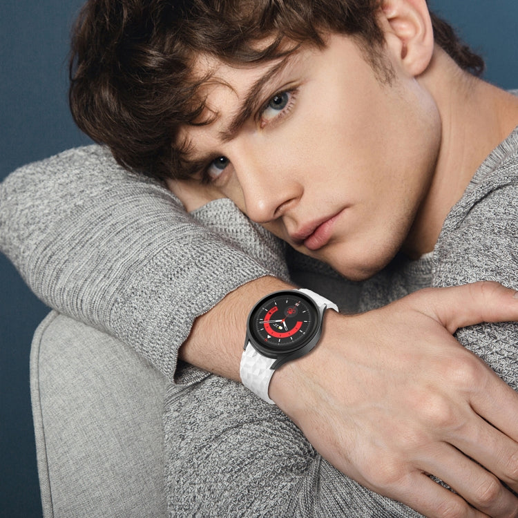 Cinturino in silicone con trama a rombo, For Samsung Galaxy Watch 5 / Watch 5 Pro