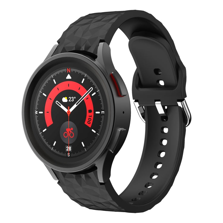 Cinturino in silicone con trama a rombo, For Samsung Galaxy Watch 5 / Watch 5 Pro