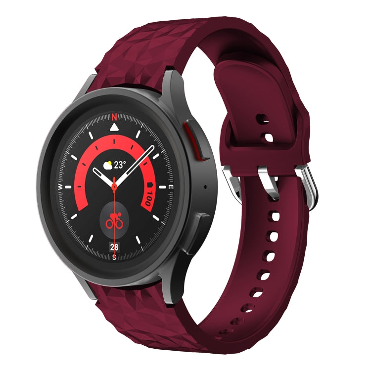 Cinturino in silicone con trama a rombo, For Samsung Galaxy Watch 5 / Watch 5 Pro