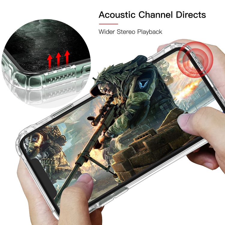 Custodia antiurto per airbag in TPU trasparente con foro di conversione del suono, For iPhone 11, For iPhone 11 Pro, For iPhone 11 Pro Max