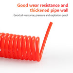LAIZE Compressor Air Flexible PU Spring Tube con connettore, 8x5mm, 3m, with Connector, 8x5mm, 6m, with Connector, 8x5mm, 9m, with Connector, 8x5mm, 12m, with Connector, 8x5mm, 15m, with Connector, 10x6.5mm, 6m, with Connector                          ...