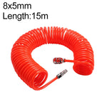 LAIZE Compressor Air Flexible PU Spring Tube con connettore, 8x5mm, 3m, with Connector, 8x5mm, 6m, with Connector, 8x5mm, 9m, with Connector, 8x5mm, 12m, with Connector, 8x5mm, 15m, with Connector, 10x6.5mm, 6m, with Connector                          ...