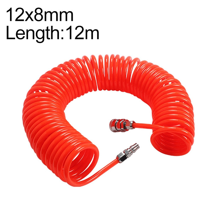 LAIZE Compressor Air Flexible PU Spring Tube con connettore, 8x5mm, 3m, with Connector, 8x5mm, 6m, with Connector, 8x5mm, 9m, with Connector, 8x5mm, 12m, with Connector, 8x5mm, 15m, with Connector, 10x6.5mm, 6m, with Connector                          ...
