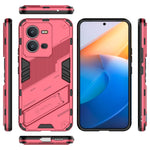 Custodia per telefono antiurto PC + TPU con supporto invisibile, For vivo V25 5G Global, For vivo Y35 4G Global