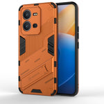 Custodia per telefono antiurto PC + TPU con supporto invisibile, For vivo V25 5G Global, For vivo Y35 4G Global