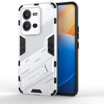 Custodia per telefono antiurto PC + TPU con supporto invisibile, For vivo V25 5G Global, For vivo Y35 4G Global