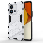 Custodia per telefono antiurto PC + TPU con supporto invisibile, For vivo V25 5G Global, For vivo Y35 4G Global