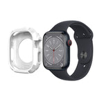 Custodia antiurto in fibra di carbonio per Apple Watch, Series 9 / 8 / 7 45mm, Series 8&7 41mm