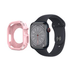 Custodia antiurto in fibra di carbonio per Apple Watch, Series 9 / 8 / 7 45mm, Series 8&7 41mm